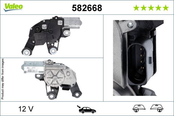 Motore tergicristallo - 582668 VALEO